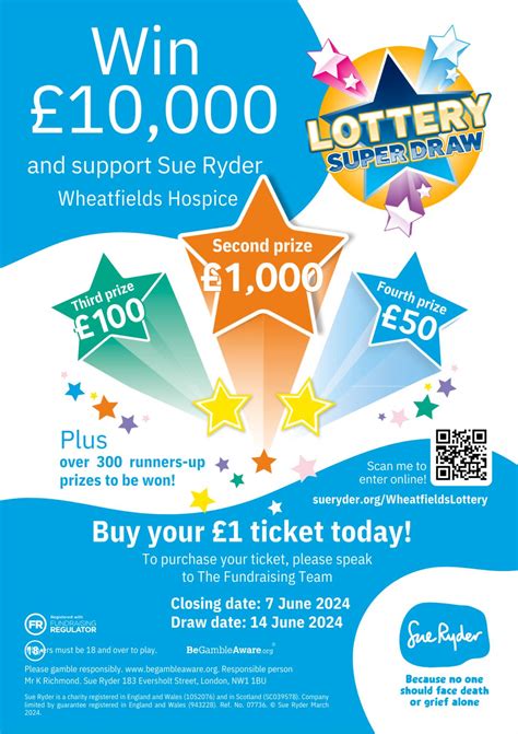 Win £10,000 or one of over 300 other prizes in our Sue Ryder .